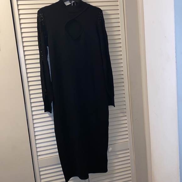 🔥Blue Orchid peekaboo midi  dress.🔥 - Picture 6 of 8